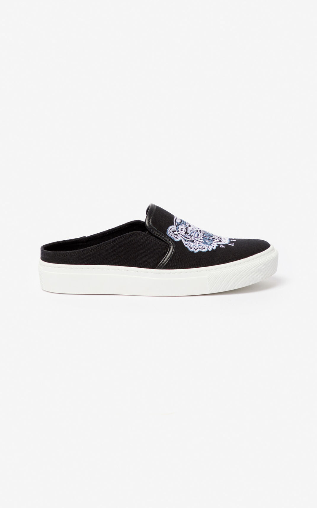 Kenzo K Skate Tiger slip on Papucs Női Fekete | ID.950483